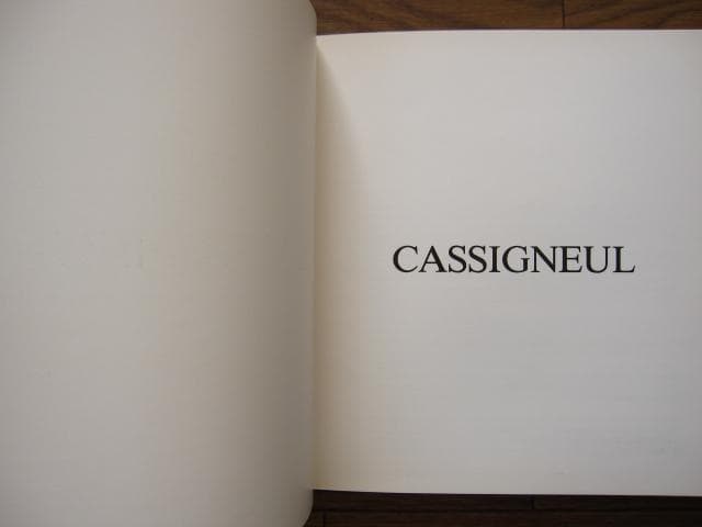 Cassigneul　Enrico Navarra, 1986　限定1000部