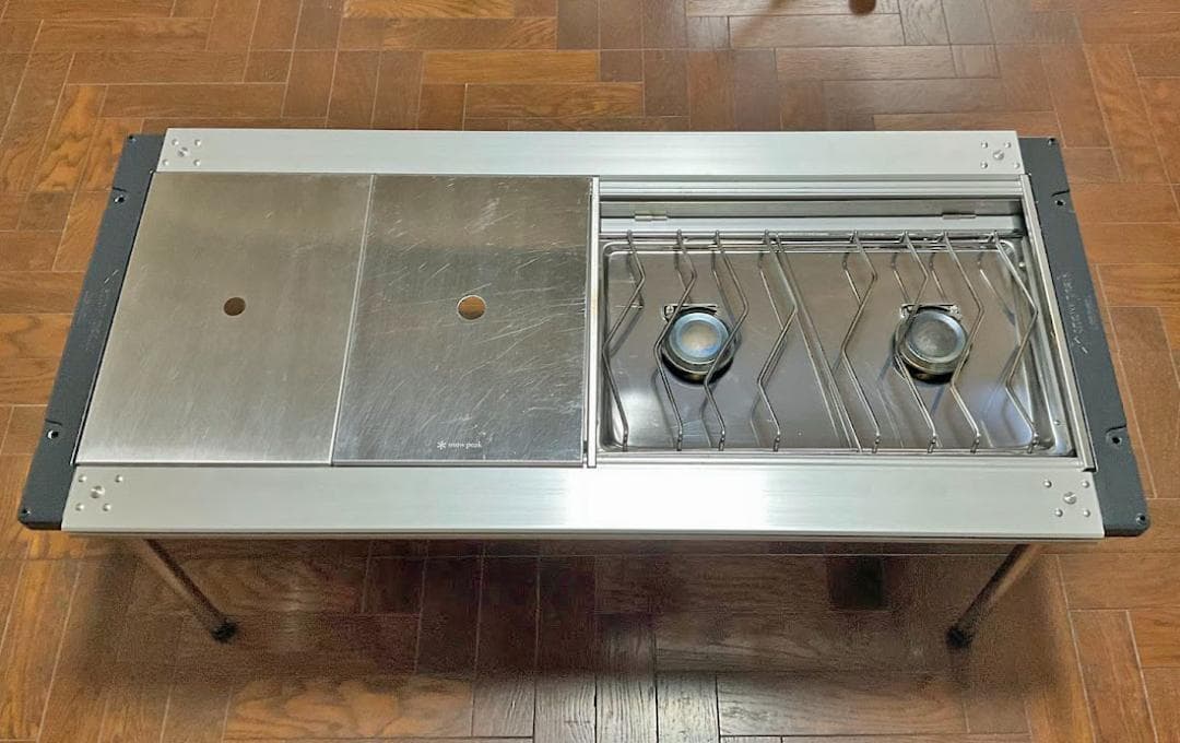 ユニフレームツーバーナーUS-1900 IGTテーブルビルトイン用アダプター