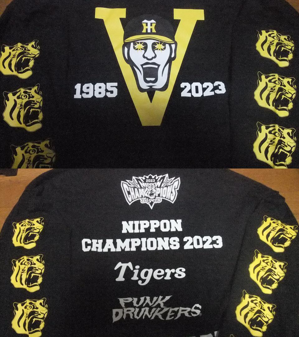 パンクドランカーズ XL 阪神タイガース 未使用 Tシャツ 長袖 日本一 優勝