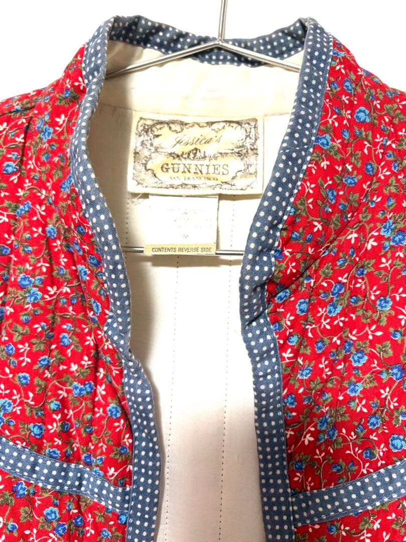 Gunnies ヴィンテージ花柄コットンジャケット GUNNE SAX