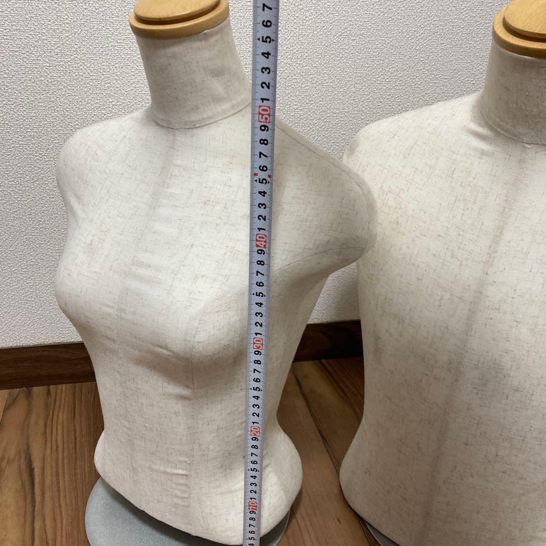男性のみ　　布製マネキン　トルソー