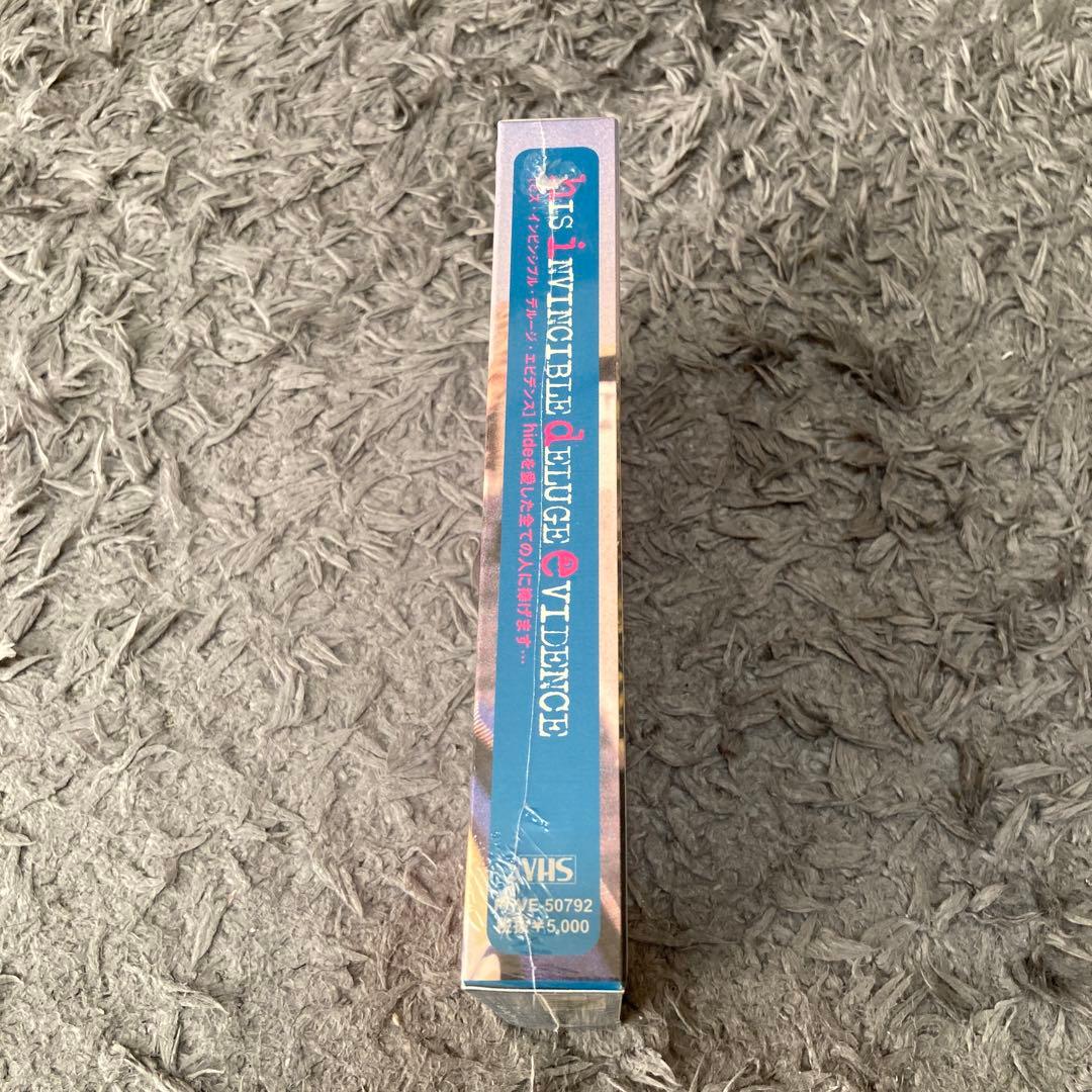 【未開封VHS】hide ヒズ インビジブル デルージ エビデンス