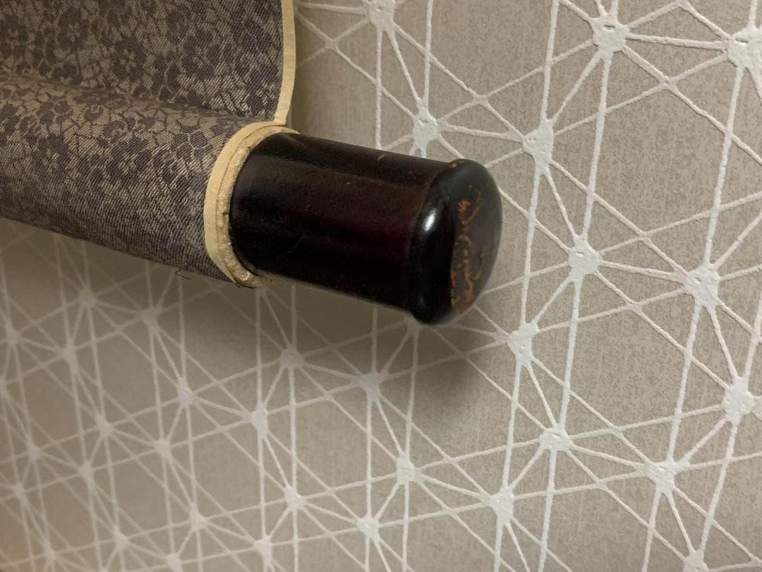周梅若 花鳥図 紙本 掛軸 中国画 579