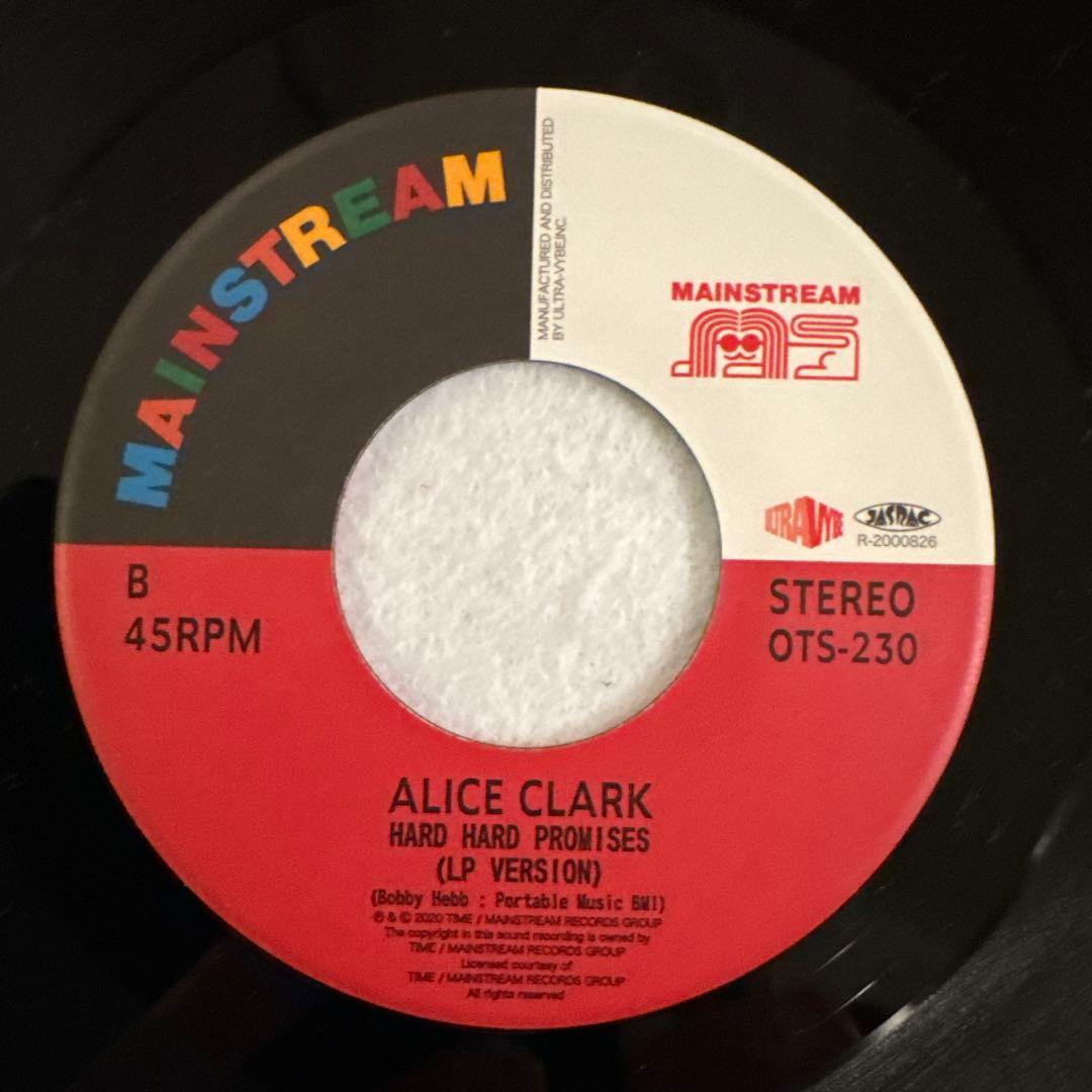 Alice Clark 7inch rare盤