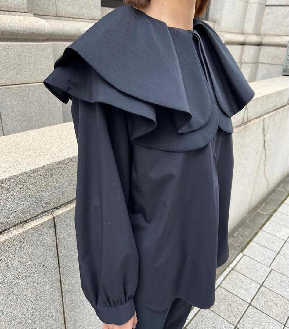 【最終価格】bow.a ボウエー　IRIS フリルカラーブラウス　アイリス