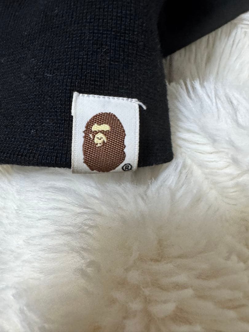 A BATHING APE シャークパーカー 黒