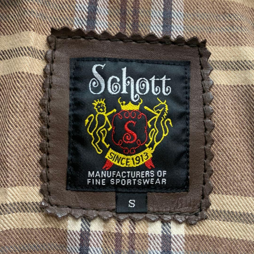 中古　Schott シングルライダース ショット