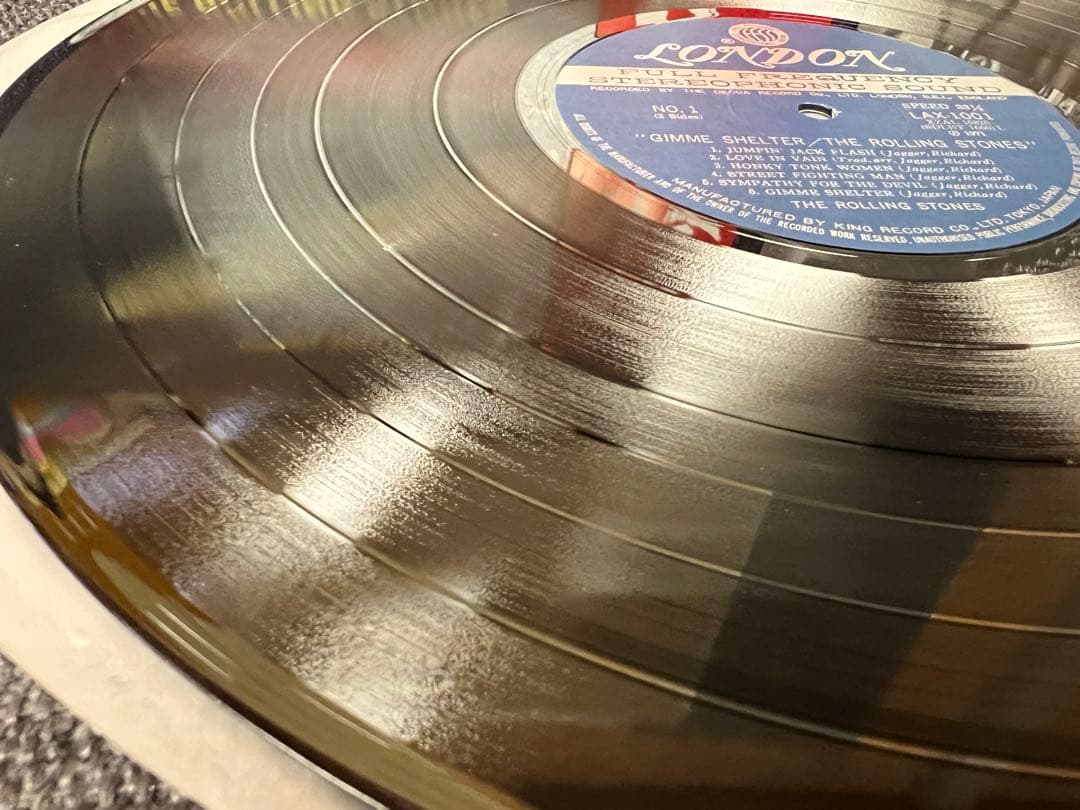 帯付 ローリングストーンズ ギミーシェルター LAX-1001 LP 洋楽