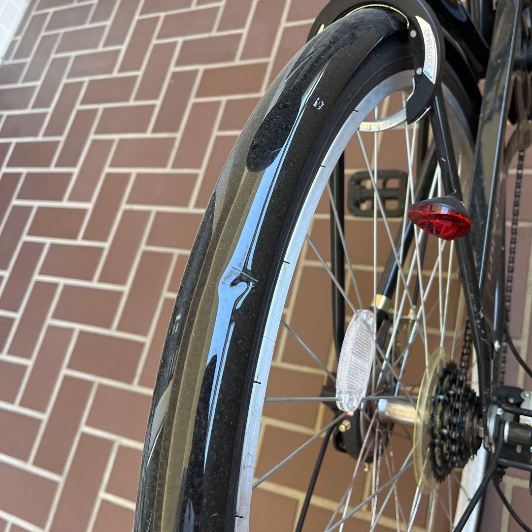 自転車本体　27インチ　ブラック