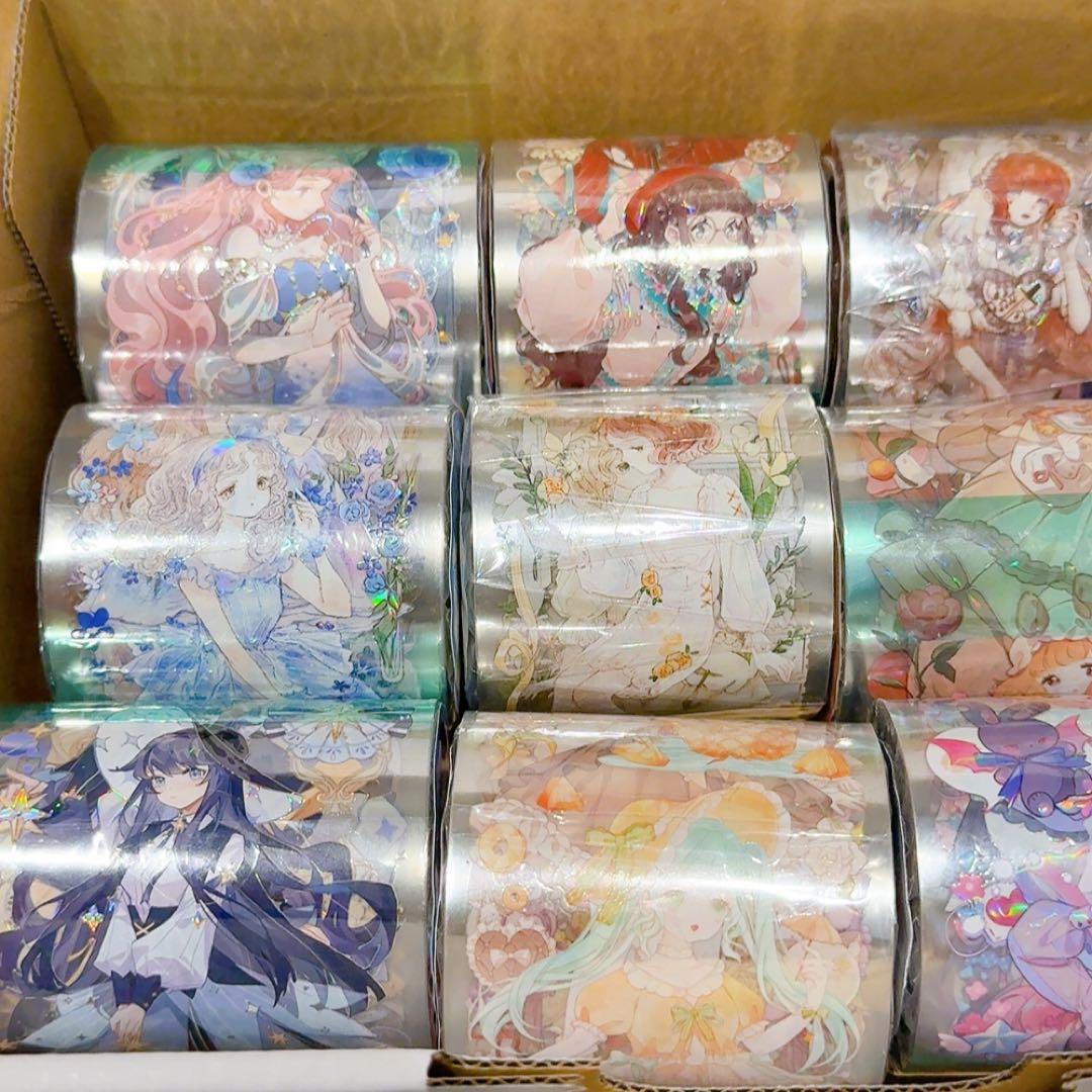 雪**様 【かわいい系女の子セット】人物マステ 海外マステ まとめ売り 新品 1
