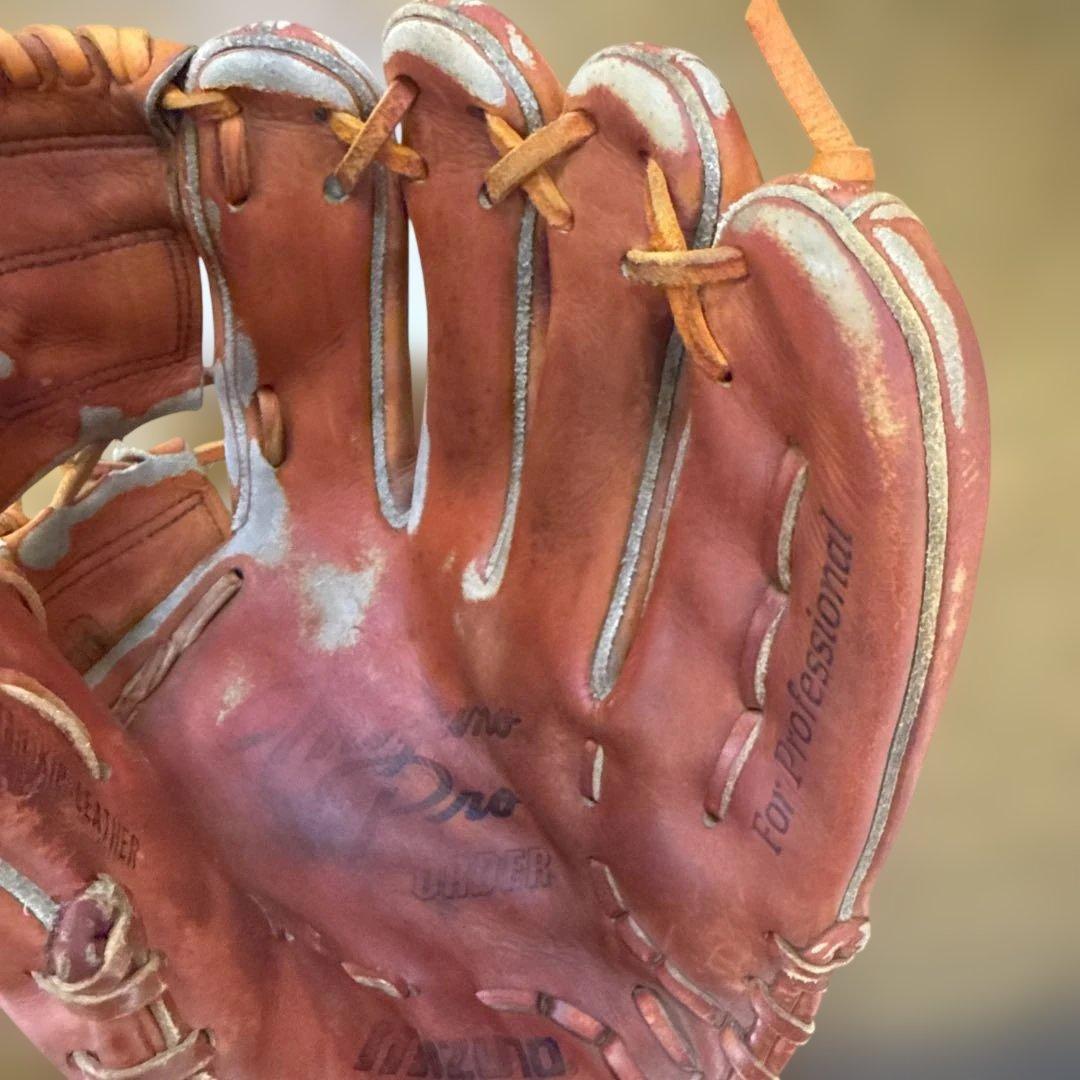 ふ*ん様 MizunoPro オーダー グローブ　投手用（甲子園で使用）ボール付