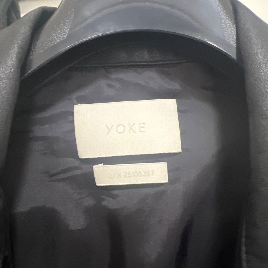 ジャケット・アウター YOKE/LEATHER TRAINING JACKET