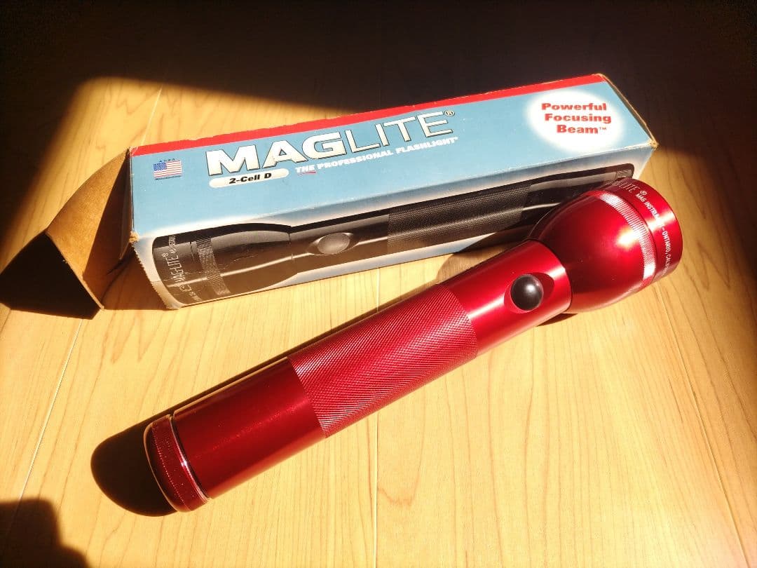 MAGLITE 2-Cell D レッド懐中電灯