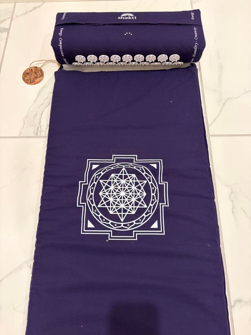 shakti リラクゼーションマット➕枕　インディゴ