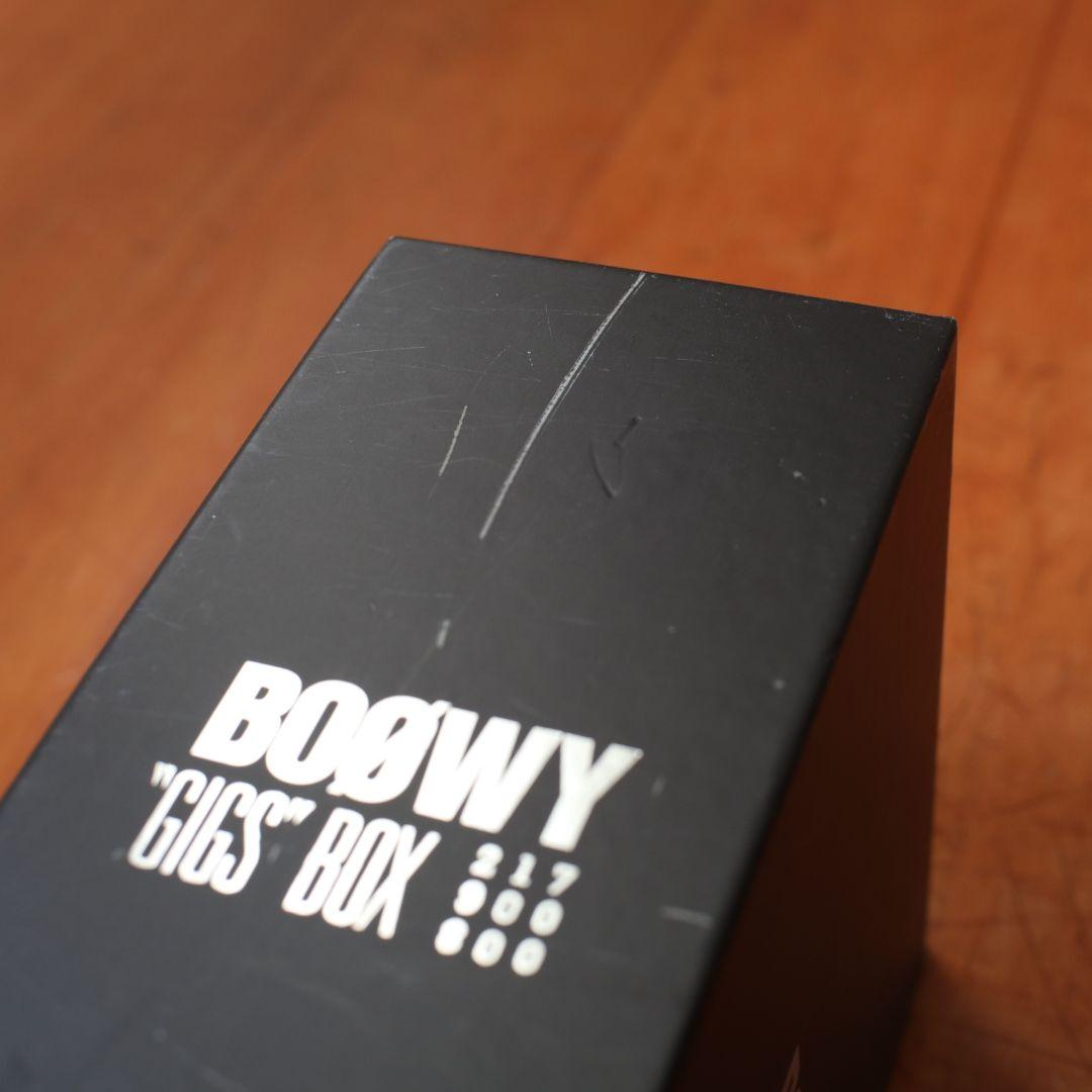 BOOWY \"GIGS\" BOX DVD 8枚組 完全限定生産盤