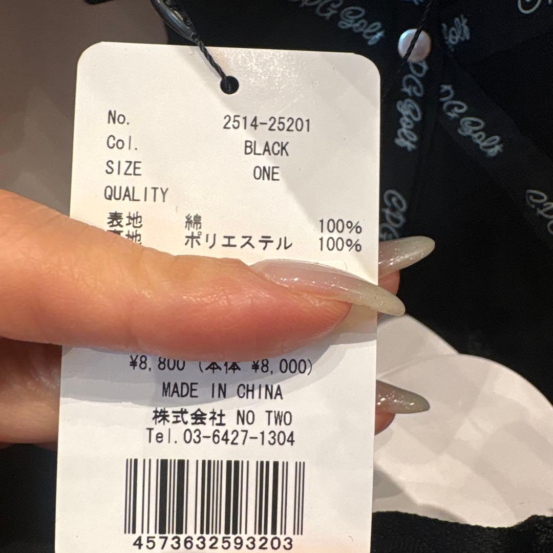 CPG Golf ブラックキャップ