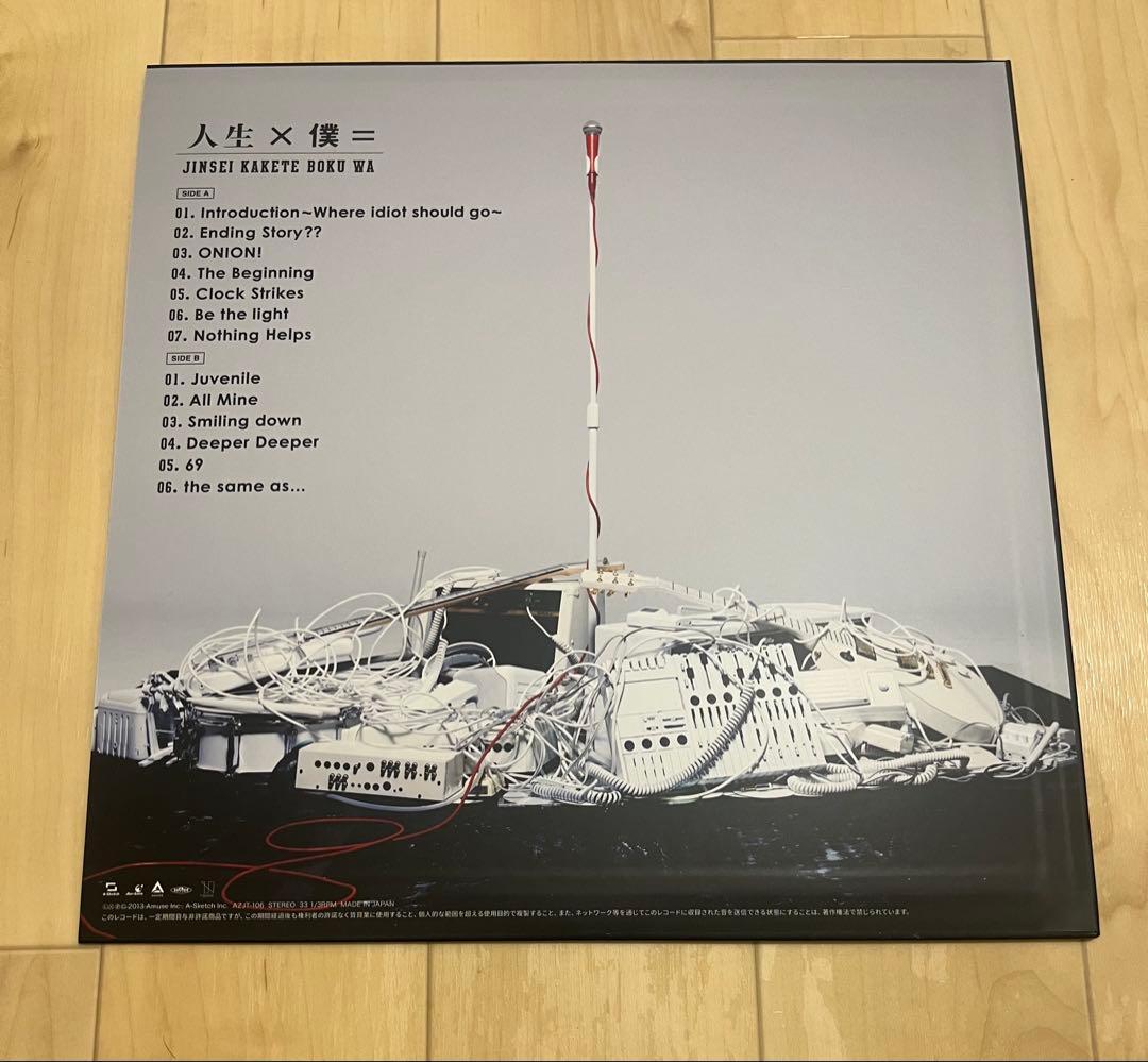 【新品未使用品】ONE OK ROCK ワンオク 人生×僕＝ レコード