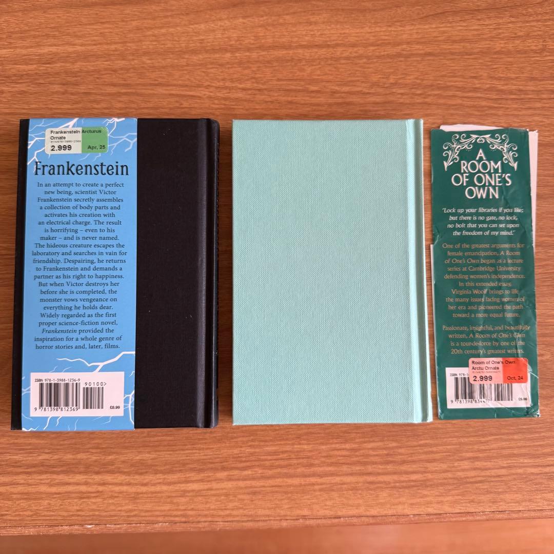 【新品】Frankenstein & A Room of One's Own