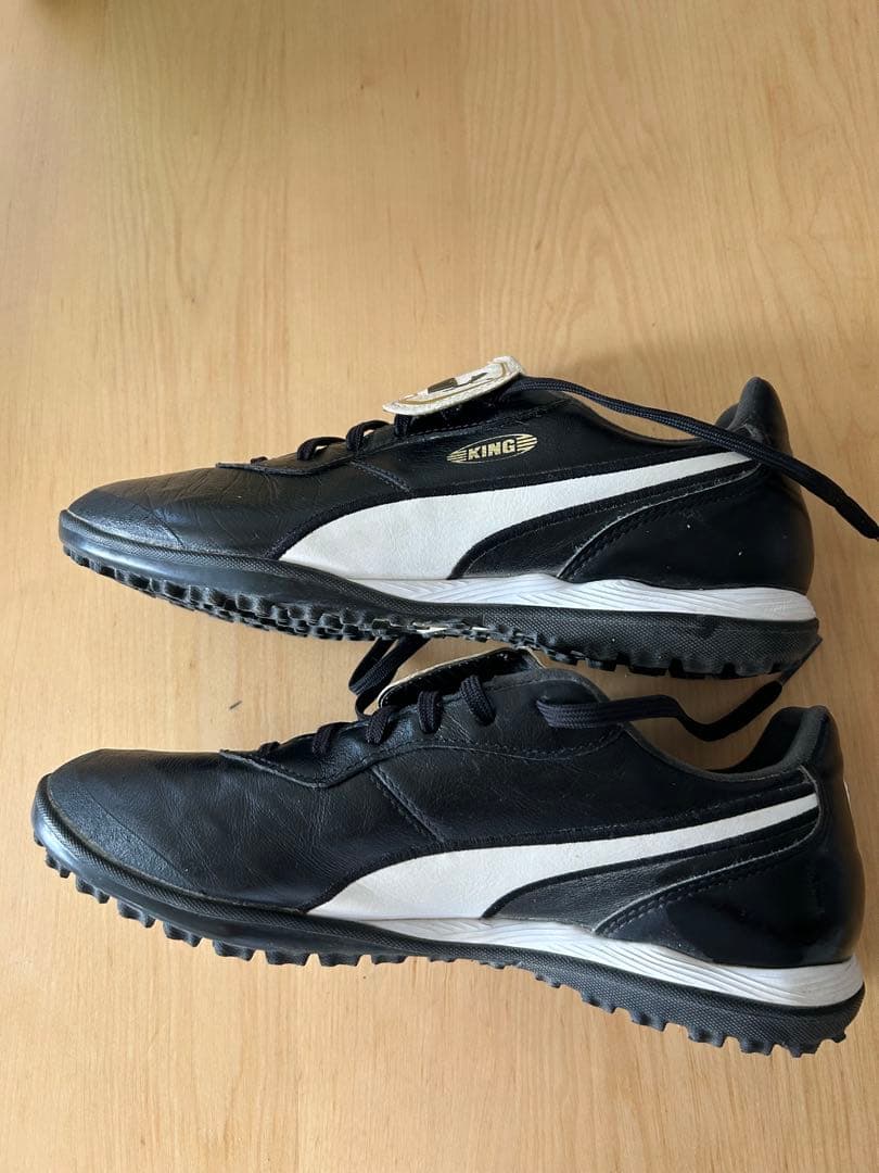 PUMA KING ターフシューズ 26.5cm ブラック×ホワイト