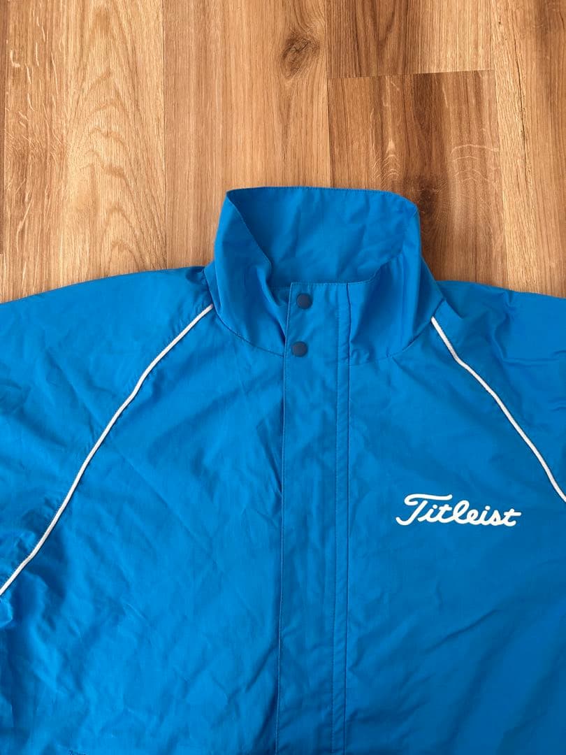 タイトリストTitleist レインウェアセット Lサイズ 青