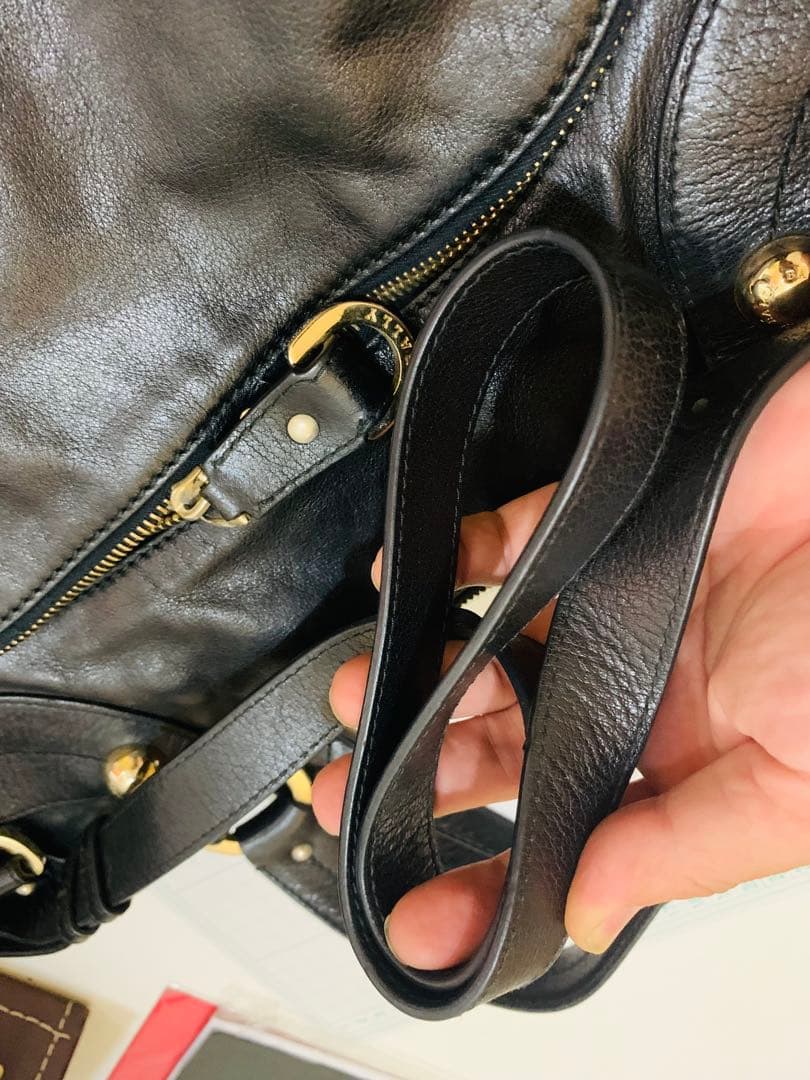 【まあまあ美品】BALLY バリー　2way トート　ショルダーバッグ 本革