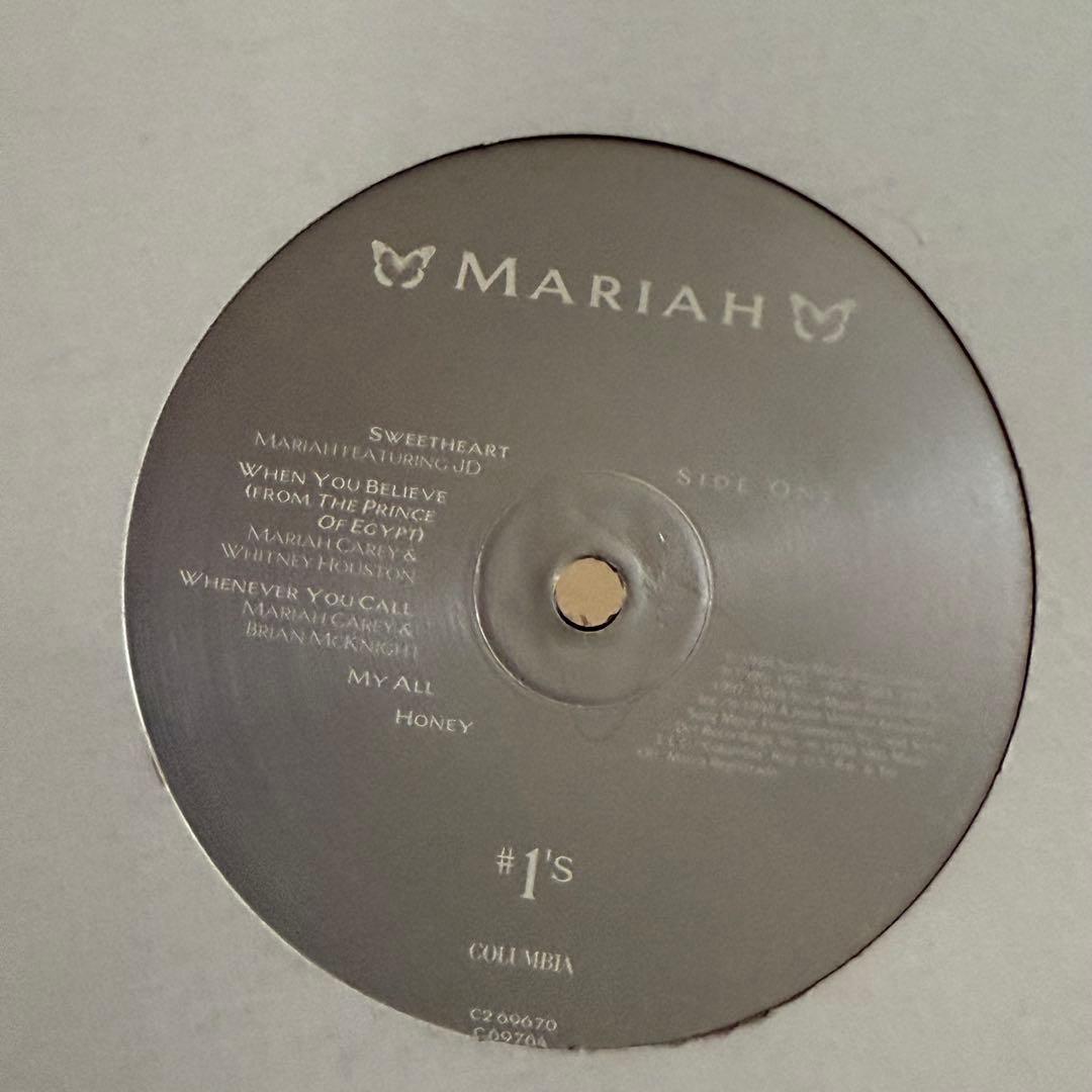 Mariah Carey #1's 2枚組LPレコード