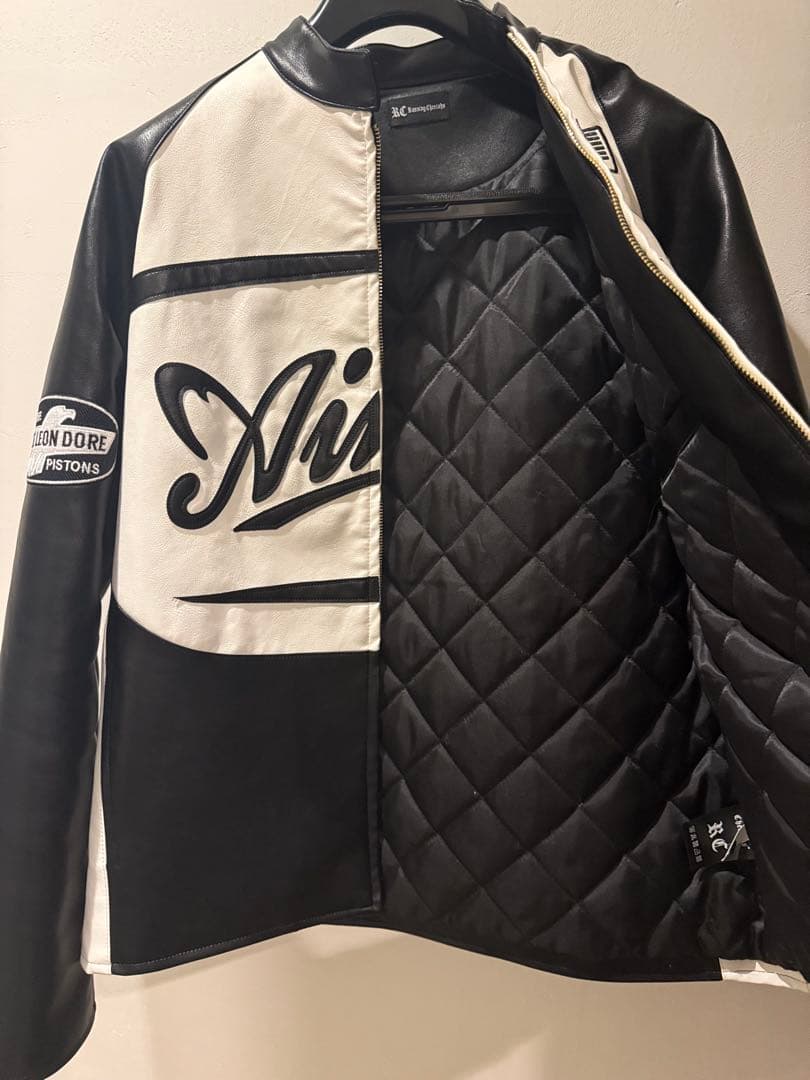 ジャケット・アウター Aime Leon Dore Caferacer leatherjacket