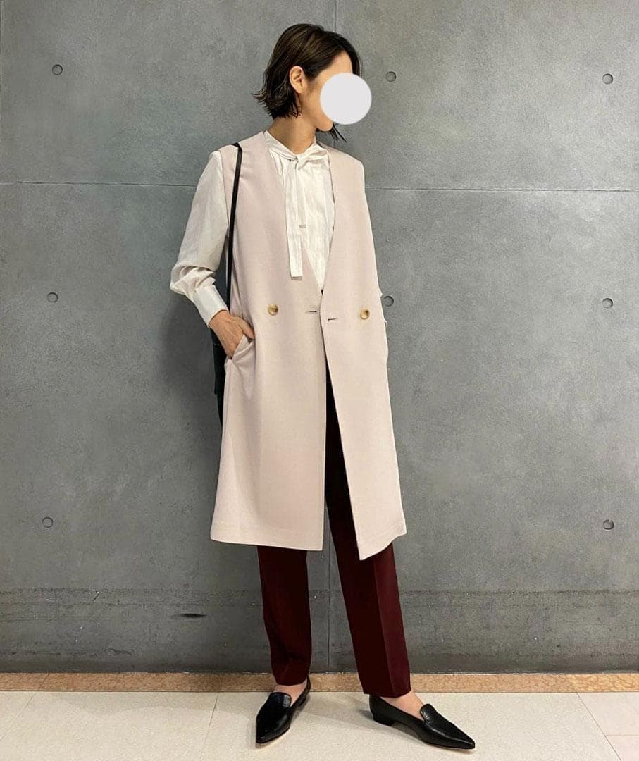 美品 トゥモローランド ボールジィ 2,3万円 ロングジレ ロングベスト 436