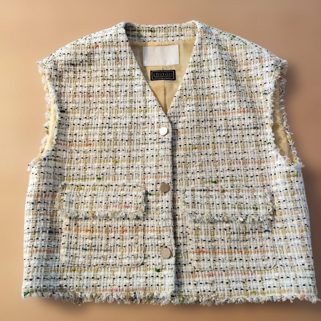 トゥモローランド　ballsey LINTON ツイードジレ　美品　66000円