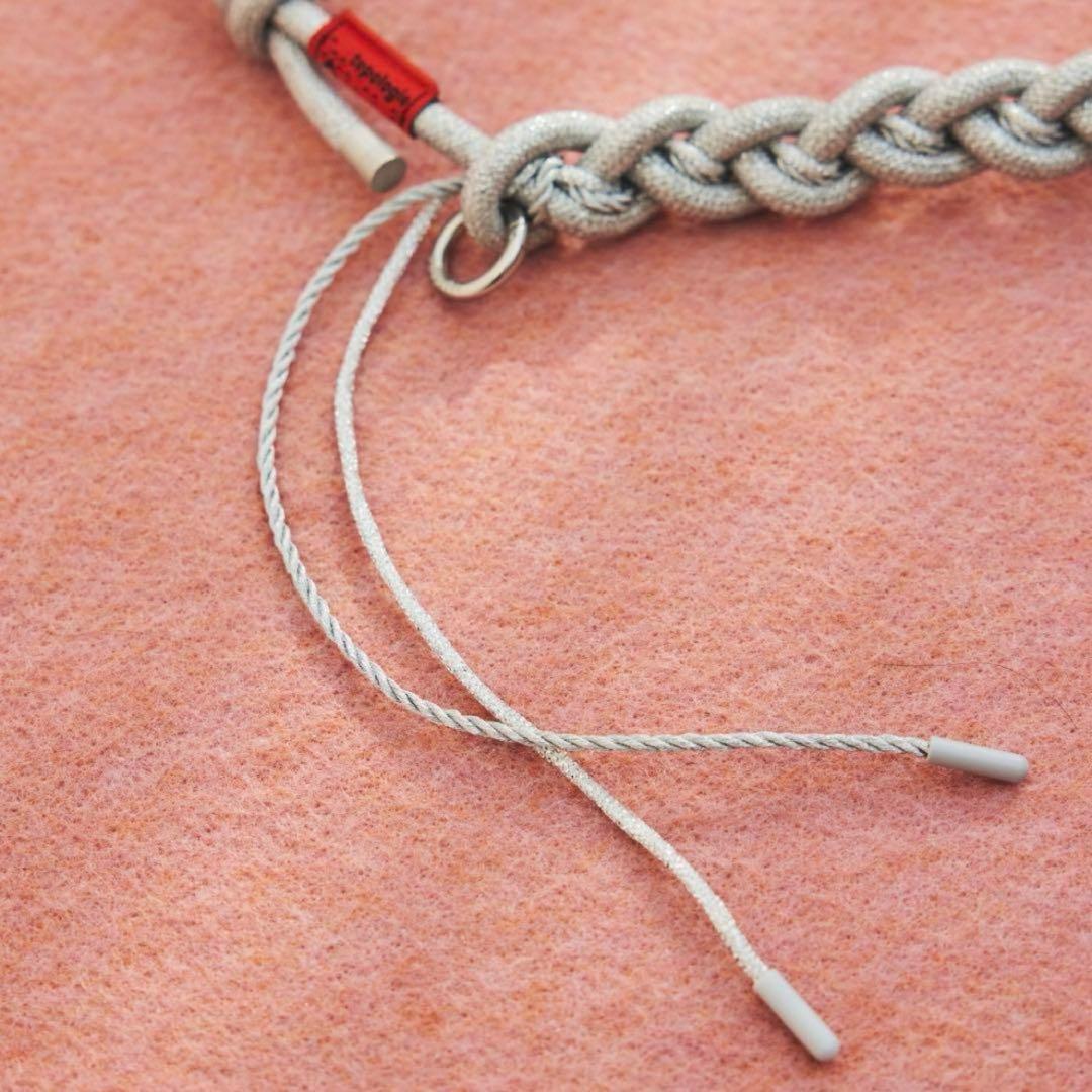 Topologie トポロジー 8.0mm ブレイデッド オーロープ　シルバー