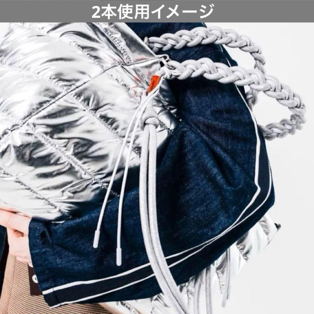 Topologie トポロジー 8.0mm ブレイデッド オーロープ　シルバー