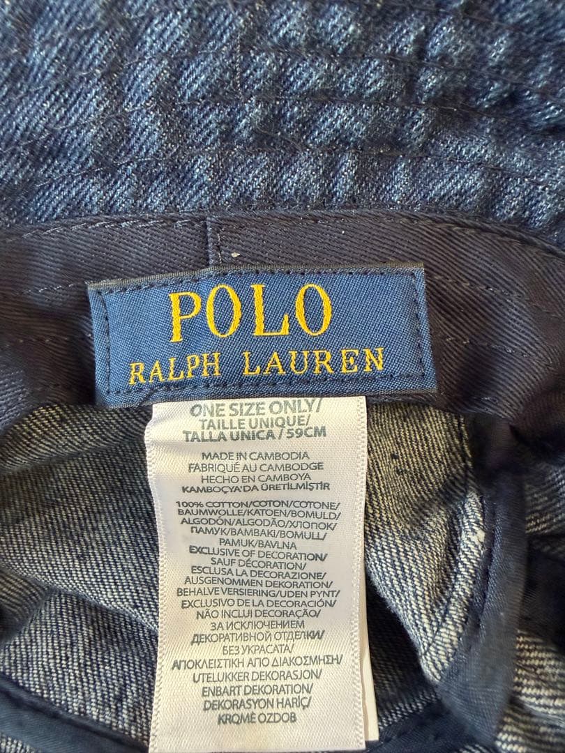 POLO RALPH LAUREN デニムハット　ラルフローレン