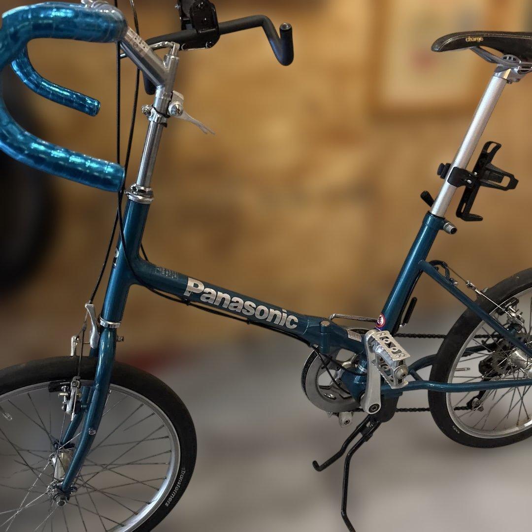 パナソニック　クランクスギノ　折りたたみ自転車　レトロ　 ビンテージ