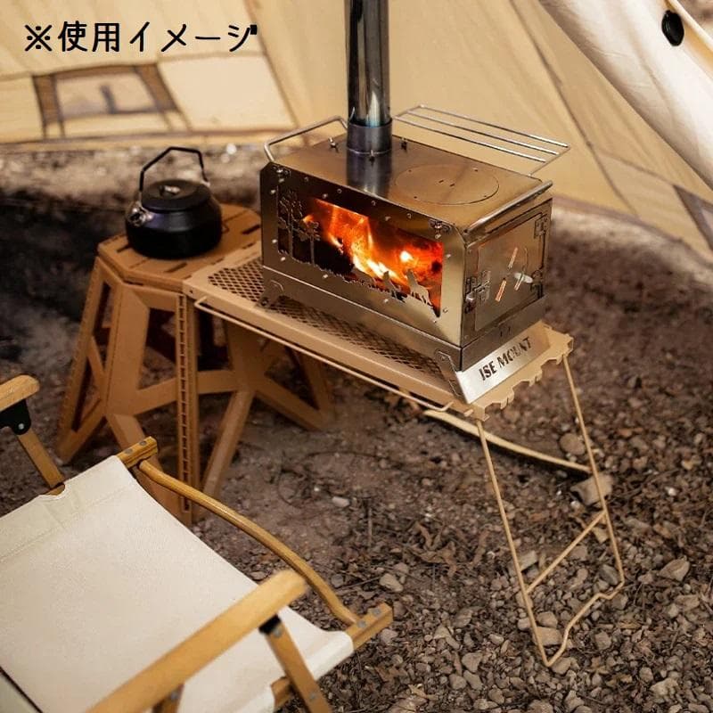 ジャグ置き　アイアンテーブル　ソロキャンプ　脚立　スツール　ラック　ゴールゼロ