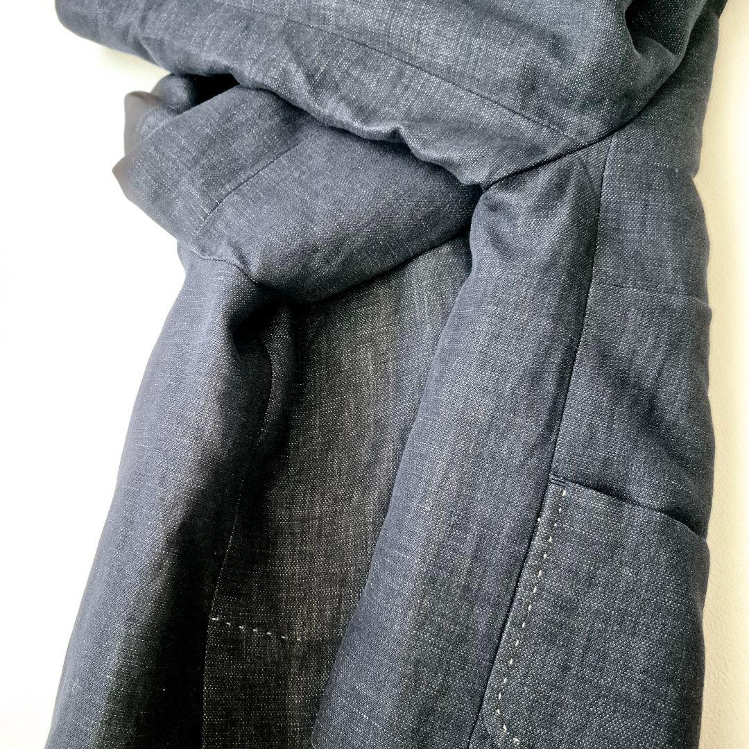 MaxMara ジャケット　ダブル　リネン　デニム ショート丈 36