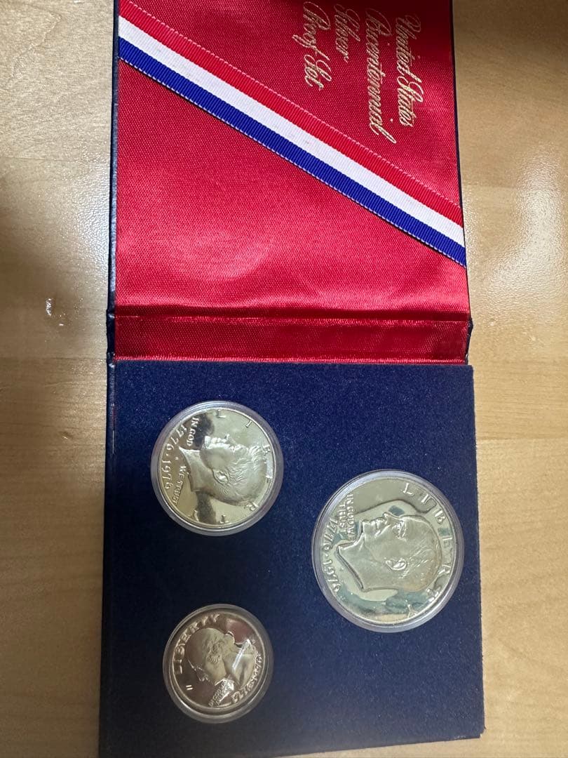 春*番様 アメリカ建国200周年記念 シルバープルーフセット 3種【銀貨3枚・4