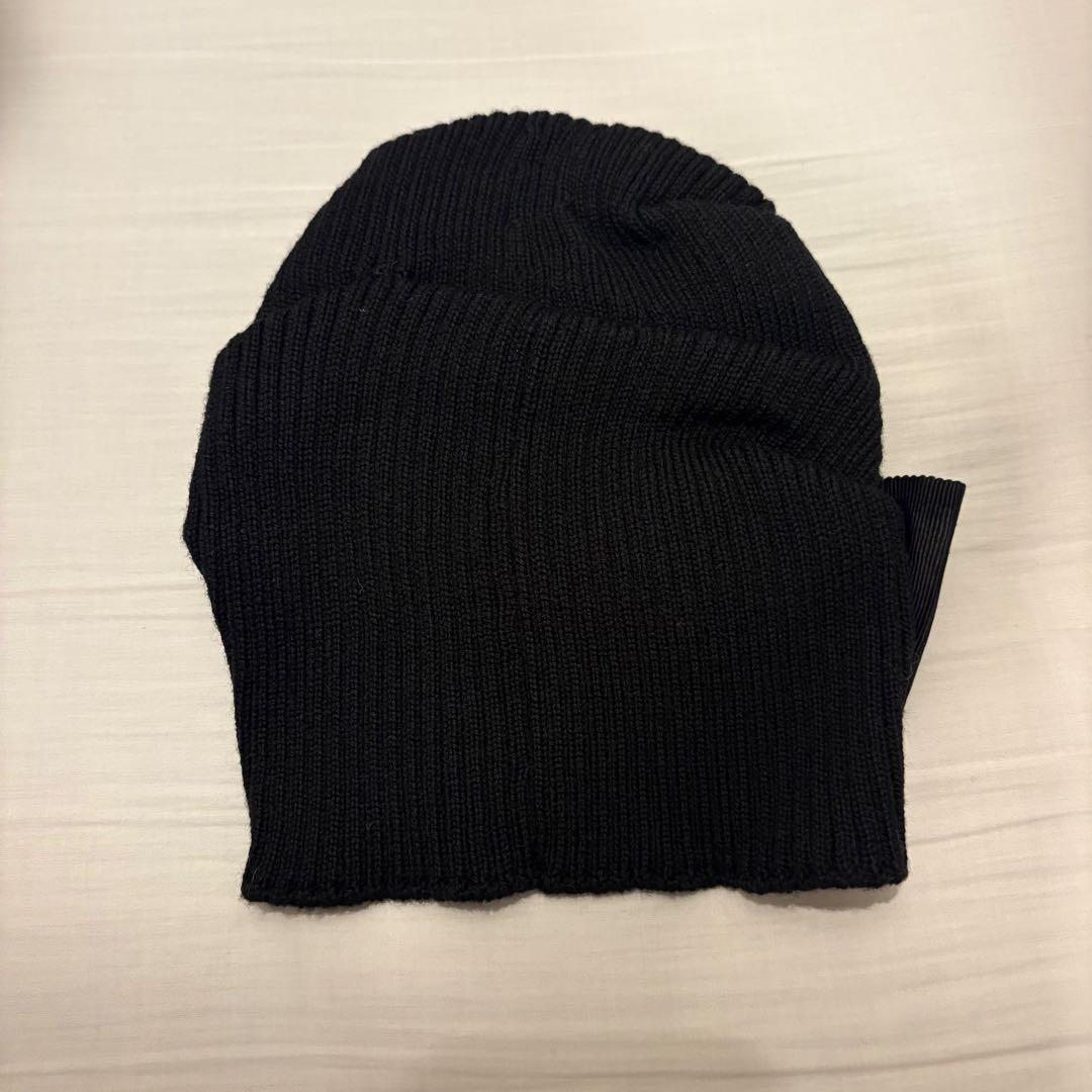 DOLCE & GABBANA リボンニット帽 黒 ビーニー y2k