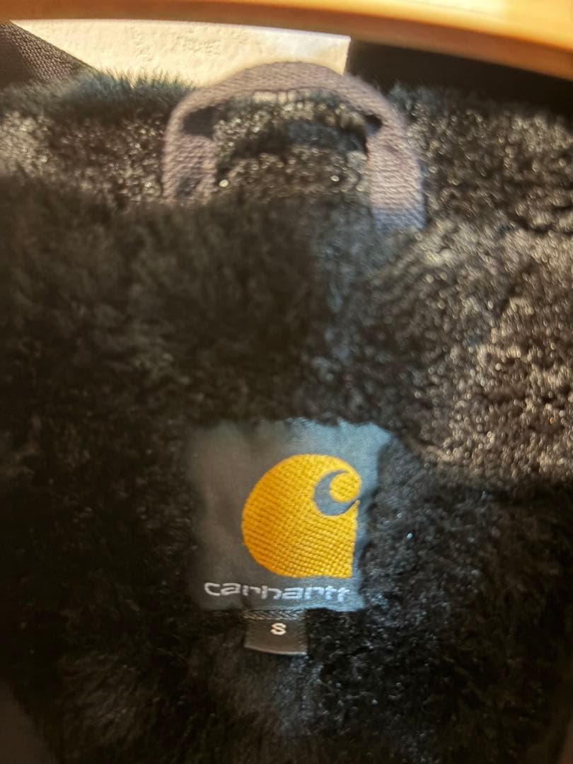 Carhartt カーハート ダックジャケット 内ボア ブラック 古着