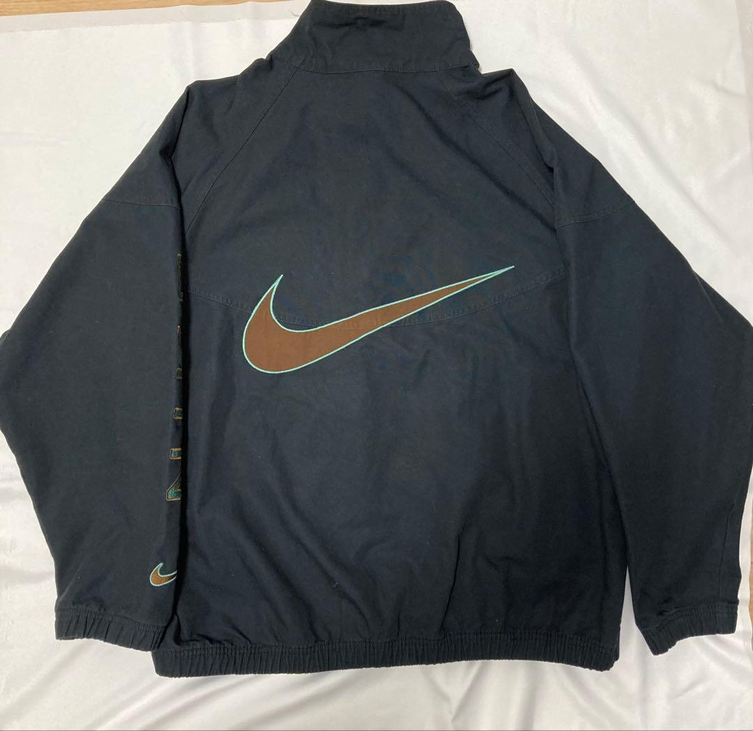 あ*わ様 【希少XL】NIKE キャンバス ウィンドランナー ハーフジップ ジャ