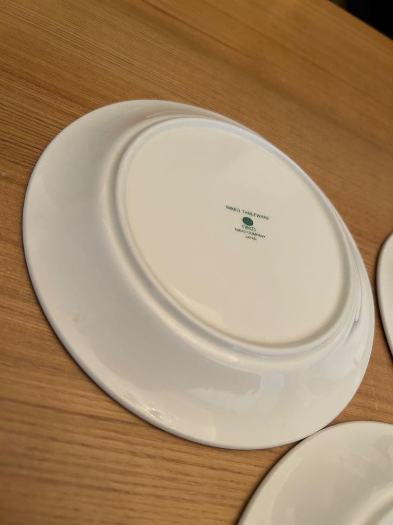 【中古】NIKKO TABLEWARE 青い柄 皿5枚セット