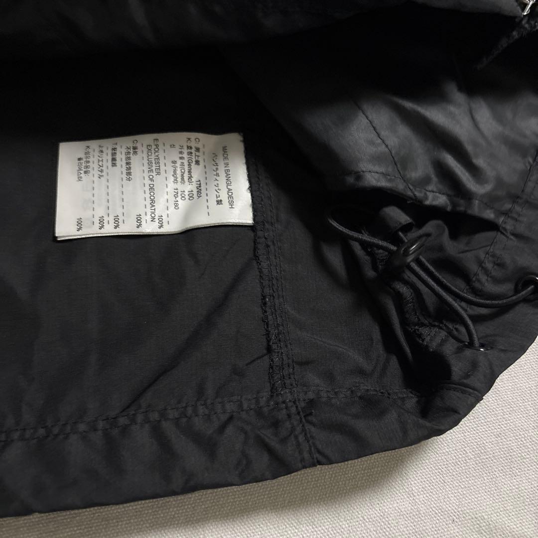 極美品 NIKE GOLF ナイキゴルフ ナイロンベスト ダブルジップ 黒 L