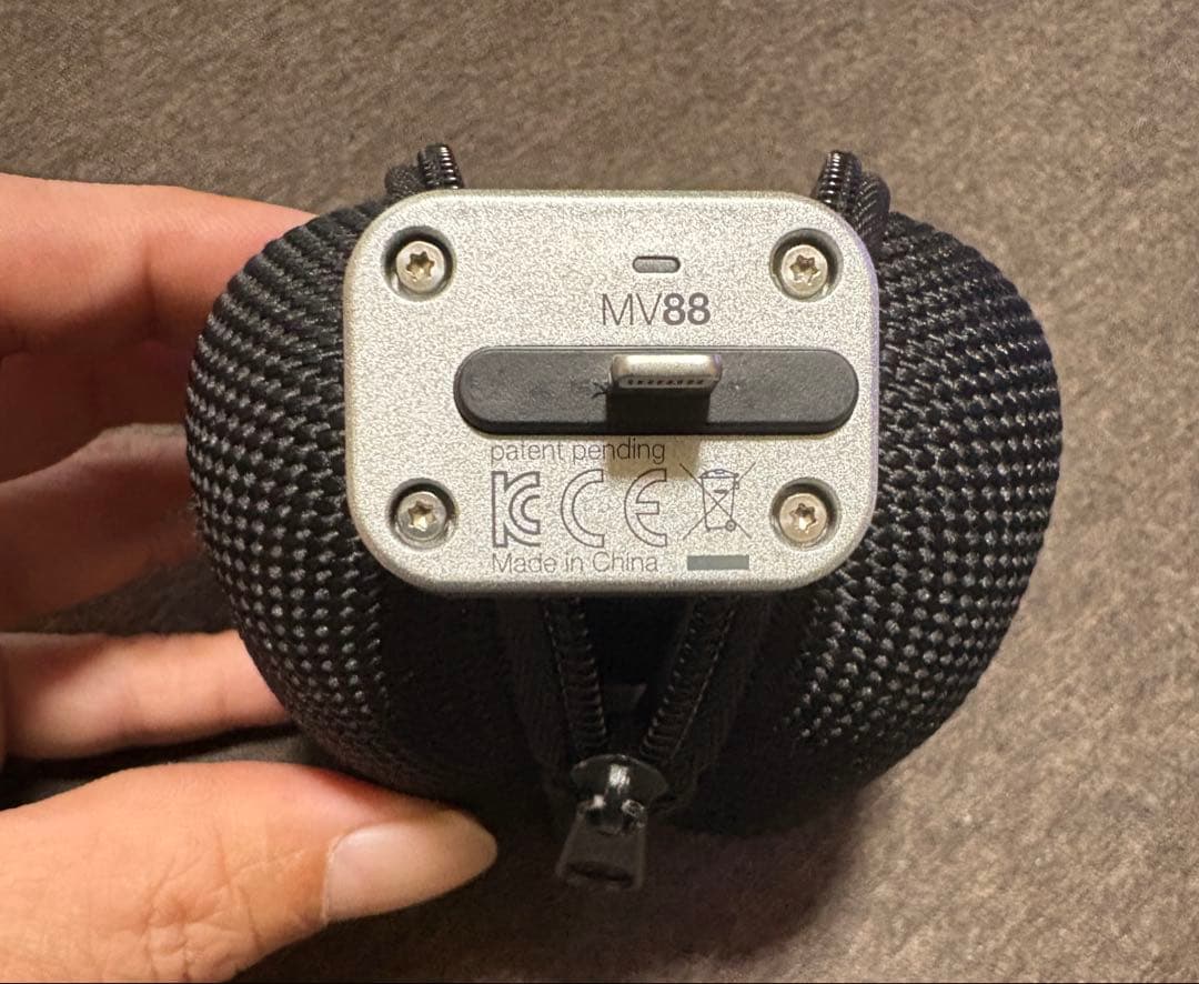 SHURE MV88 ios用コンデンサーマイク