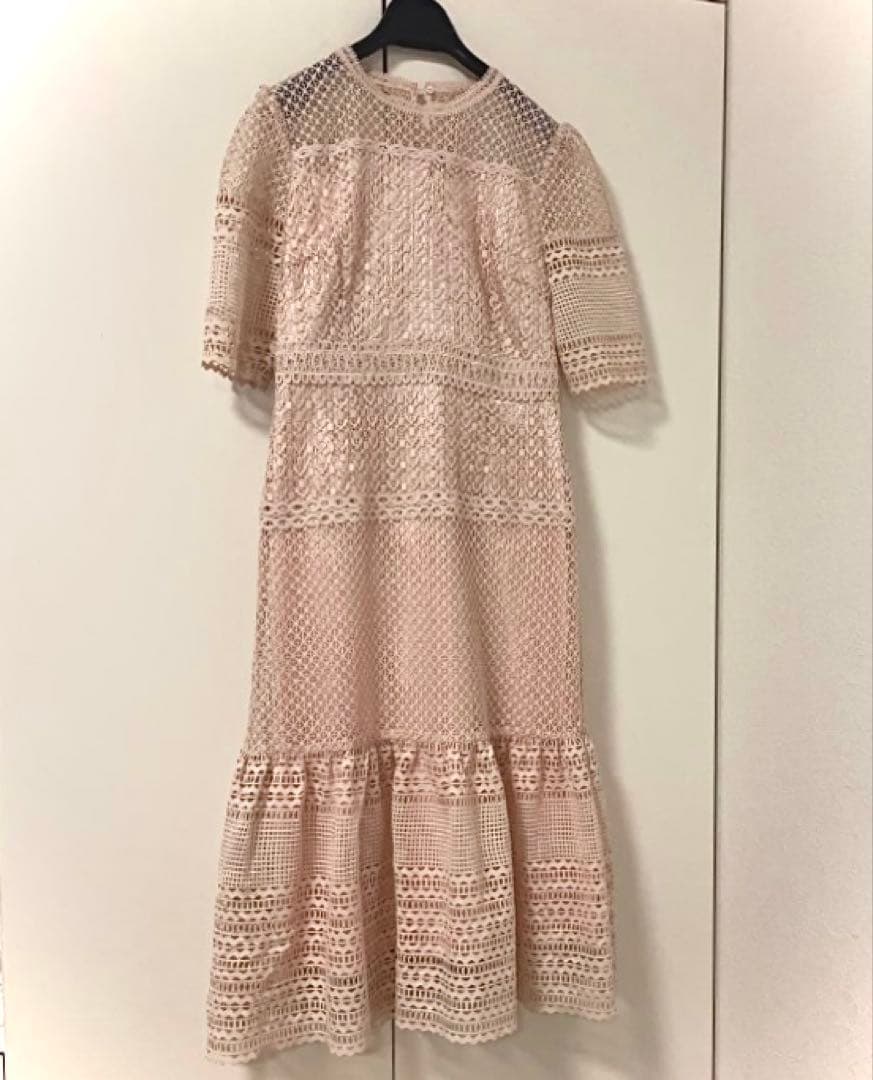 セルフォードcelfordフィッシュテールレースワンピースドレス佳子様アナイ