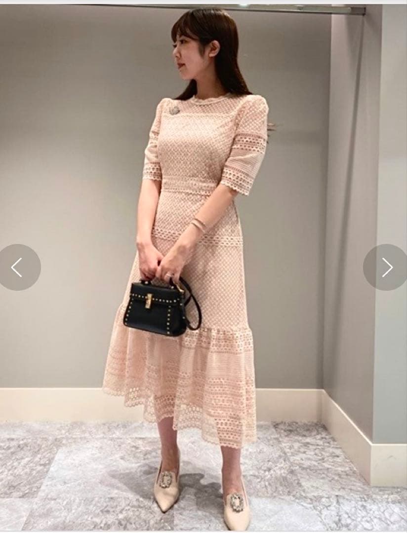 セルフォードcelfordフィッシュテールレースワンピースドレス佳子様アナイ