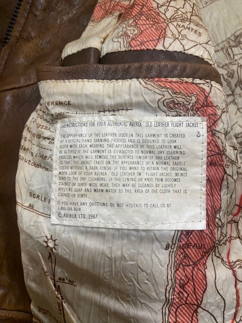 80’s AVIREX G-1 フライトジャケット レザージャケット ミリタリー