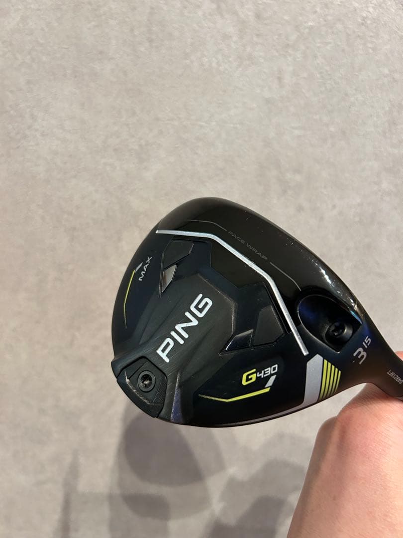 美品ピンG430 MAX TOUR 2.0 クロム 65 フェアウェイウッド右用