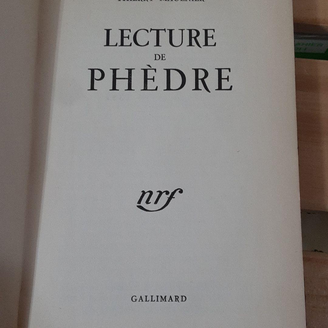 Lecture de Phèdre