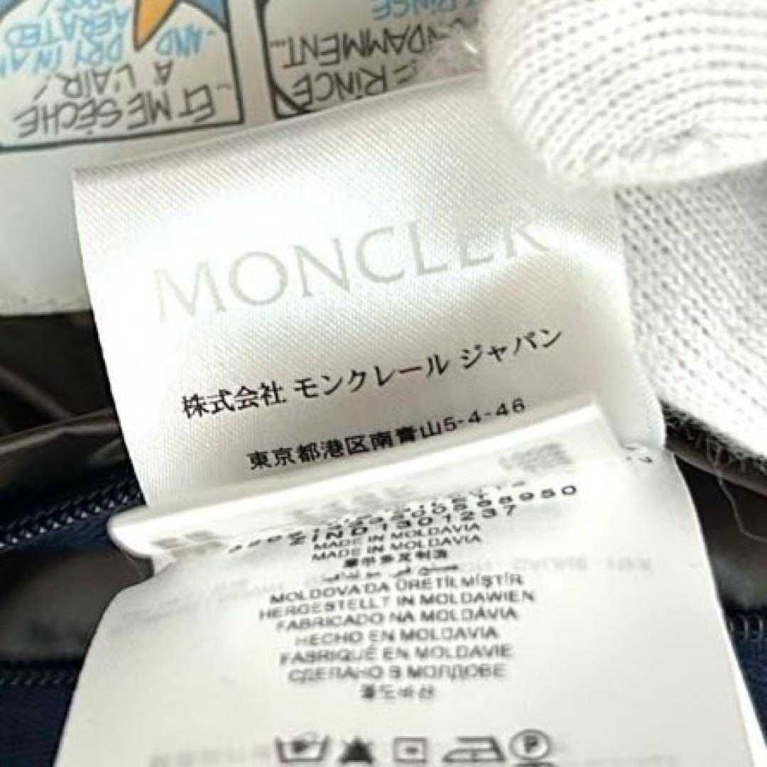 極美品　ジャパン表記有　moncler ダウンベスト　コミックタグ有　ネイビー