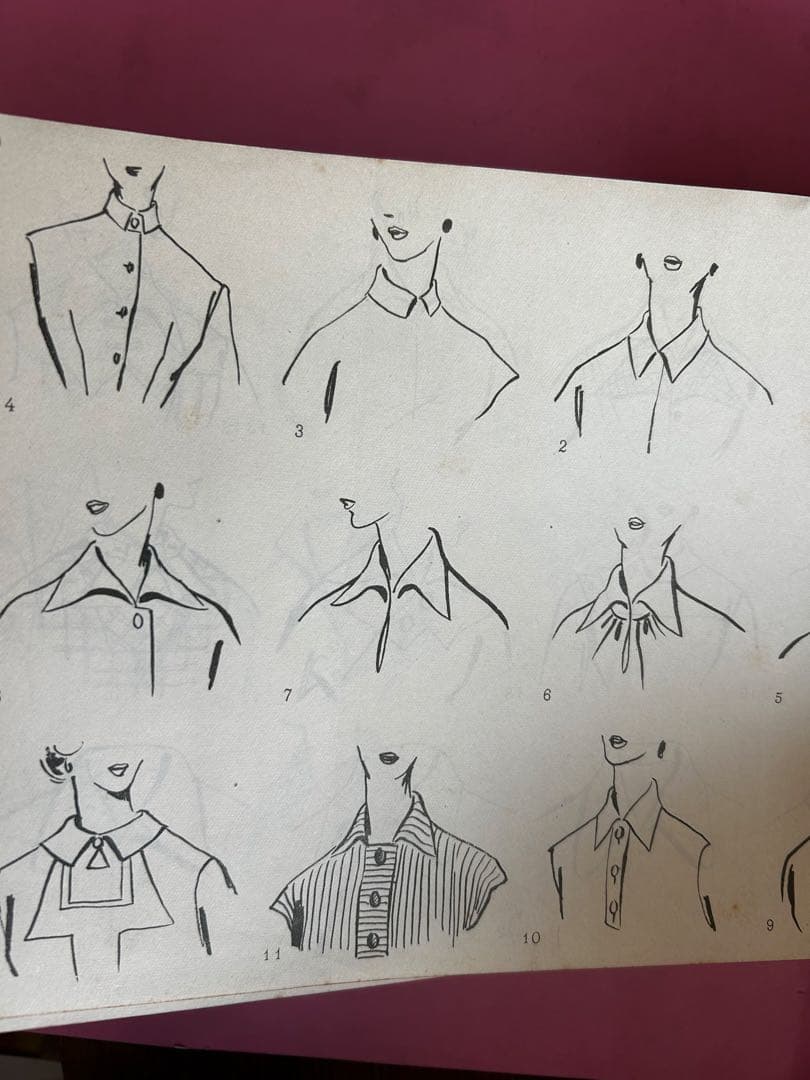 デザイン便利帖　装苑編集部選　文化服装学院出版局　1954年