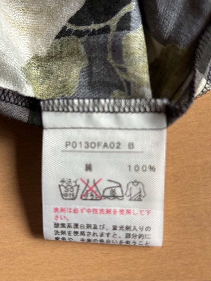 ピンクハウス　白バラ　パフスリーブ　　パッチワーク　ワンピース